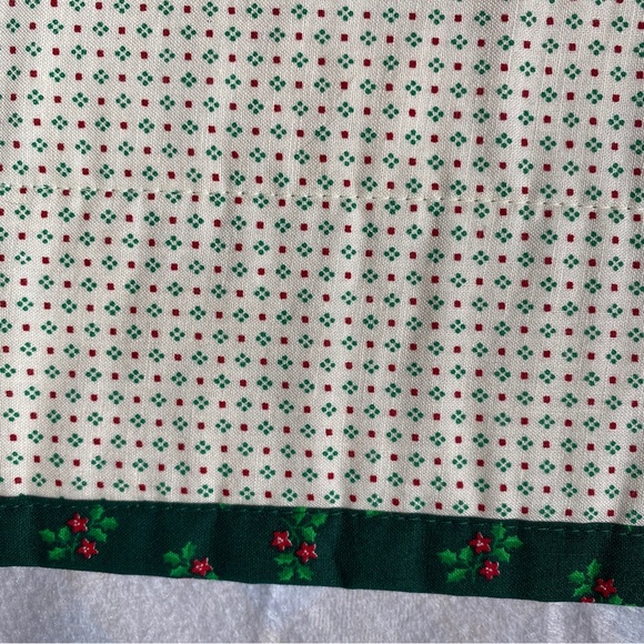 Vintage set of 6 luncheon napkins with matching table runner- Christmas - Picture 6 of 8